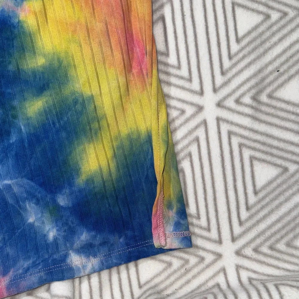 Absolutely Colorful Tie-Dye Kids Dress - Picture 5 of 9